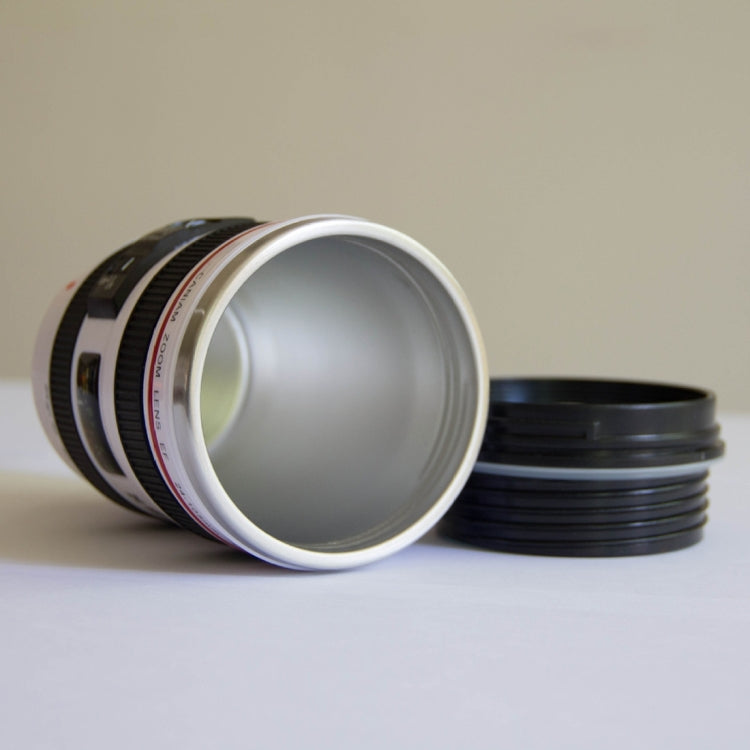 400ML Camera Lens Cup Mug Caniam EF 24-105mm F4 Filter Cup for Coffee Milk Water as Gift(White) - Vacuum Thermoses & Cups by PMC TechLife | Online Shopping South Africa | PMC TechLife | Buy Now Pay Later Mobicred