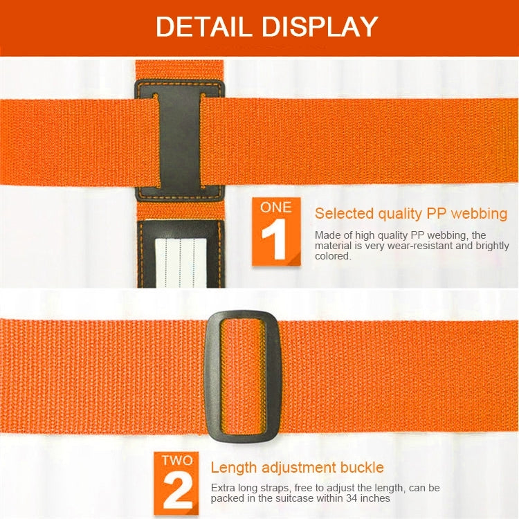 Luggage Strap Cross Belt Adjustable Packing Band Belt Strap with Password Lock for Luggage Travel Suitcase - Tapes & Ropes by PMC TechLife | Online Shopping South Africa | PMC TechLife | Buy Now Pay Later Mobicred