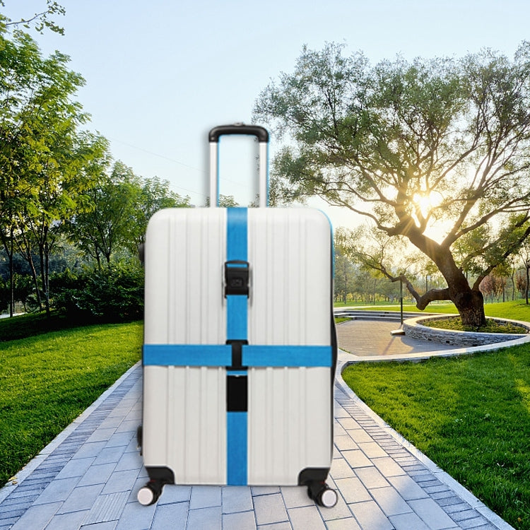 Luggage Strap Cross Belt Adjustable Packing Band Belt Strap with Password Lock for Luggage Travel Suitcase - Tapes & Ropes by PMC TechLife | Online Shopping South Africa | PMC TechLife | Buy Now Pay Later Mobicred