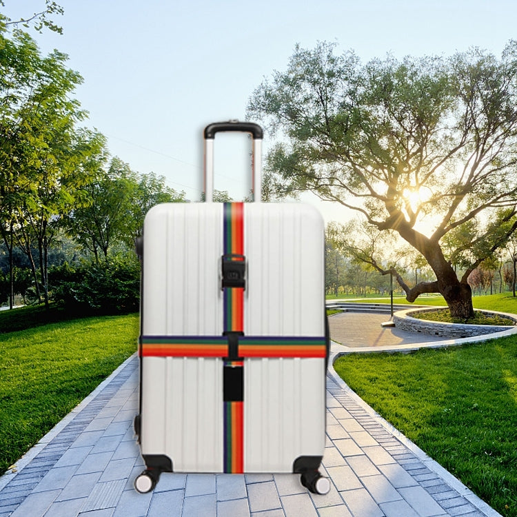 Luggage Strap Cross Belt Adjustable Packing Band Belt Strap with Password Lock for Luggage Travel Suitcase(Colour) - Tapes & Ropes by PMC TechLife | Online Shopping South Africa | PMC TechLife | Buy Now Pay Later Mobicred