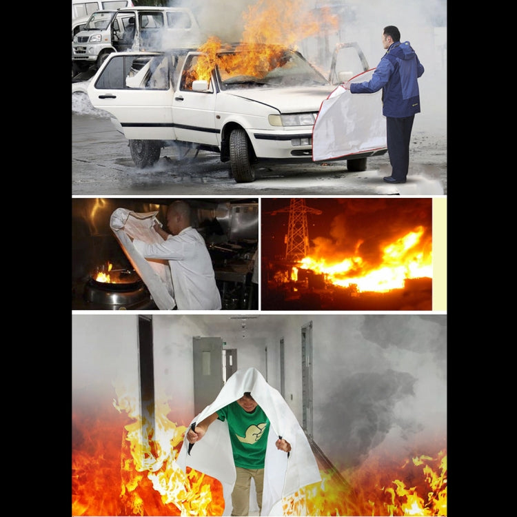 Emergency Survival Fire Blanket Shelter Safety Protector Extinguishers Tent, Size: 1*1m - Others by PMC TechLife | Online Shopping South Africa | PMC TechLife | Buy Now Pay Later Mobicred