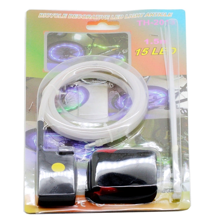 Bicycle Wheel Spoke Decorative LED Light Article Bar Strip, 15 LEDs - Decorative Lights by PMC TechLife | Online Shopping South Africa | PMC TechLife | Buy Now Pay Later Mobicred