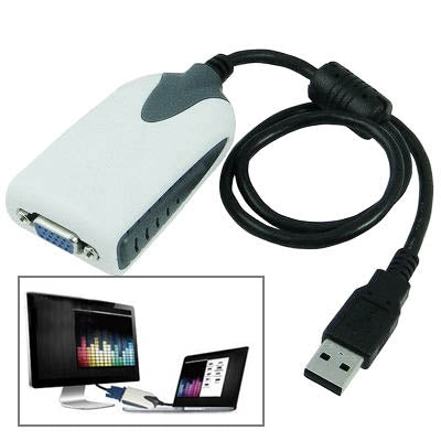 USB To VGA Multi-Monitor / Multi-Display Adapter, Resolution: 1680 x1050 - Cable by PMC Jewellery | Online Shopping South Africa | PMC Jewellery | Buy Now Pay Later Mobicred