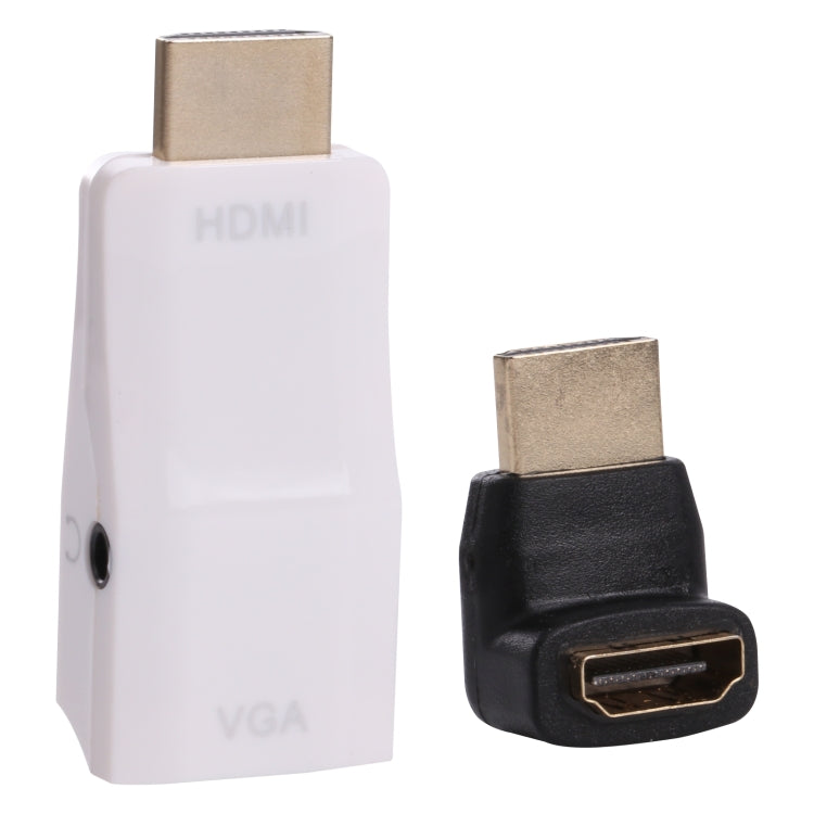 Full HD 1080P HDMI to VGA + Audio Converter Adapter for Laptop / STB / DVD / HDTV (With HDMI Female to Male Adapter) - Adapter by PMC Jewellery | Online Shopping South Africa | PMC Jewellery | Buy Now Pay Later Mobicred