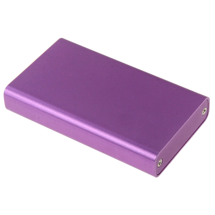 6gb/s mSATA Solid State Disk SSD to USB 3.0 Hard Disk Case(Purple) - HDD Enclosure by PMC Jewellery | Online Shopping South Africa | PMC Jewellery | Buy Now Pay Later Mobicred