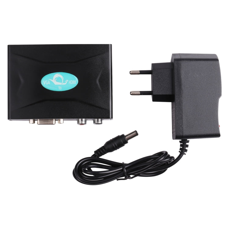 VGA to HDMI Converter with Audio (FY1316)(Black) - VGA Converter by PMC Jewellery | Online Shopping South Africa | PMC Jewellery | Buy Now Pay Later Mobicred