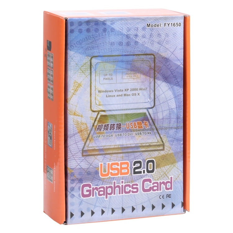 USB To VGA Multi-Monitor / Multi-Display Adapter, USB 2.0 External Graphics Card - Cable by PMC Jewellery | Online Shopping South Africa | PMC Jewellery | Buy Now Pay Later Mobicred