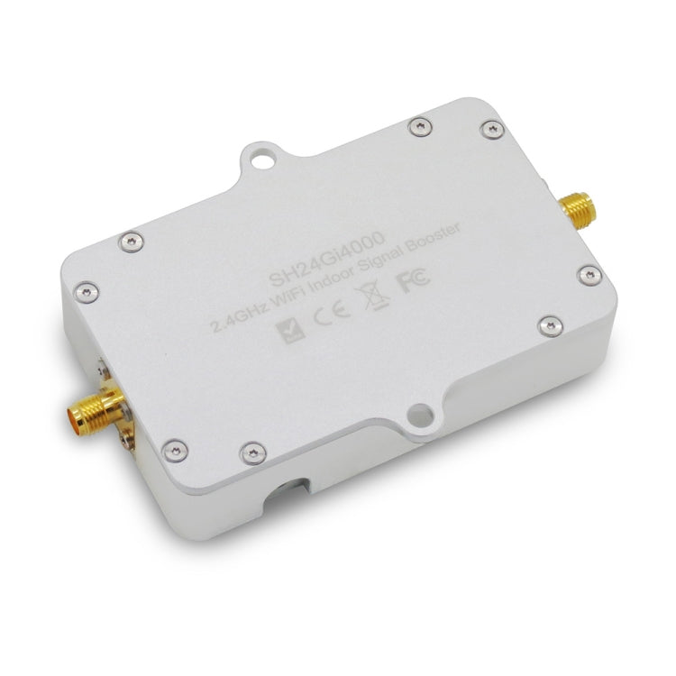 2.4Ghz Indoor WiFi High Power Signal Booster Amplifier 802.11 b/g/n (SH24Gi4000)(Silver) - Broadband Amplifiers by PMC Jewellery | Online Shopping South Africa | PMC Jewellery | Buy Now Pay Later Mobicred