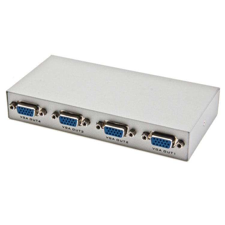 4 Port 150MHz VGA Splitter (1 VGA Input, 4 VGA Output) - VGA Splitters by PMC TechLife | Online Shopping South Africa | PMC TechLife | Buy Now Pay Later Mobicred