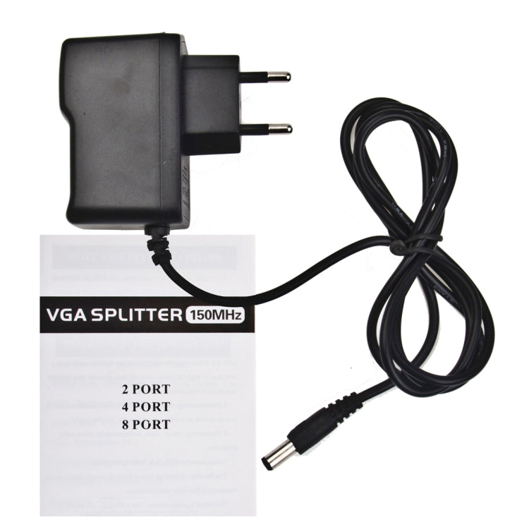 4 Port 150MHz VGA Splitter (1 VGA Input, 4 VGA Output) - VGA Splitters by PMC TechLife | Online Shopping South Africa | PMC TechLife | Buy Now Pay Later Mobicred