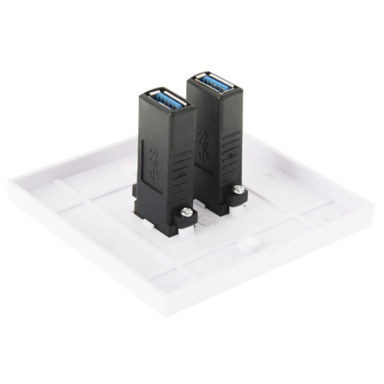 Dual USB 3.0 Female Plugs Home Wall Charger Plate Wall Plate Panel - free shipping - PMC TechLife - Order now!