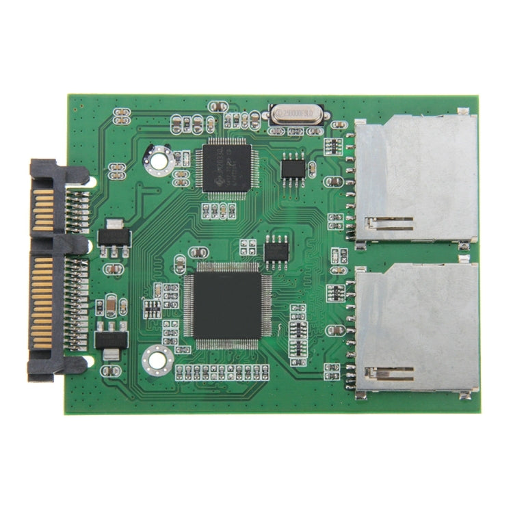 Dual SD Card To 22 Pin SATA Adapter Converter Card - Add-on Cards by PMC Jewellery | Online Shopping South Africa | PMC Jewellery | Buy Now Pay Later Mobicred