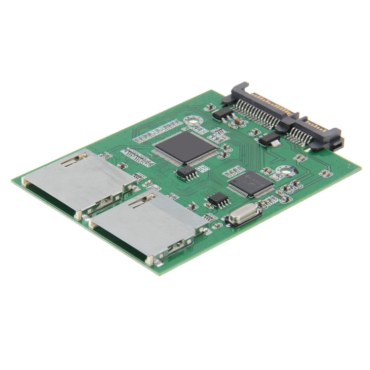 Dual SD Card To 22 Pin SATA Adapter Converter Card - Add-on Cards by PMC Jewellery | Online Shopping South Africa | PMC Jewellery | Buy Now Pay Later Mobicred