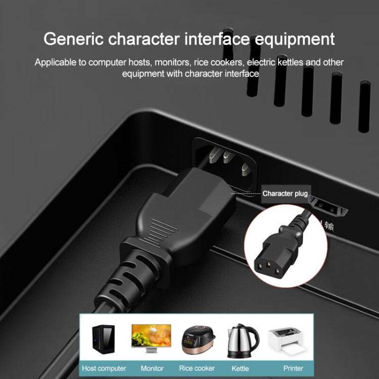 High Quality 3 Prong Style US Notebook AC Power Cord, Length: 1.8m - Power Cord by PMC TechLife | Online Shopping South Africa | PMC TechLife