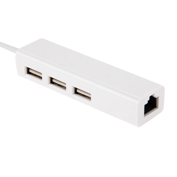 USB-C / Type-C 3.1 to 3 Ports USB HUB + Ethernert Adapter, For Galaxy S8 & S8 + / LG G6 / Huawei P10 & P10 Plus / Xiaomi Mi6 & Max 2 and other Smartphones - USB HUB by PMC Jewellery | Online Shopping South Africa | PMC Jewellery | Buy Now Pay Later Mobicred