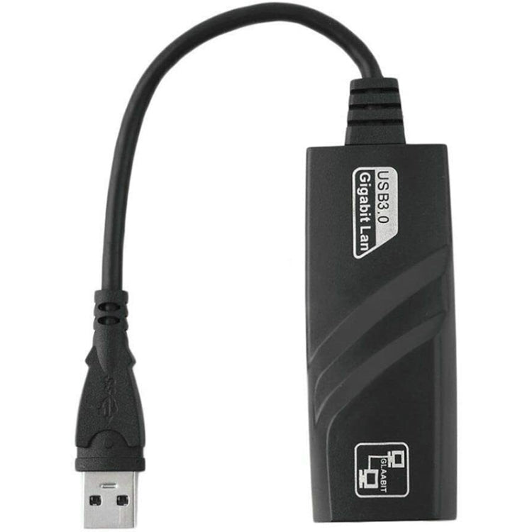 USB 3.0 10 / 100 / 1000Mbps Ethernet Adapter for Laptops, Plug and play(Black) - USB Network Adapter by PMC TechLife | Online Shopping South Africa | PMC TechLife | Buy Now Pay Later Mobicred