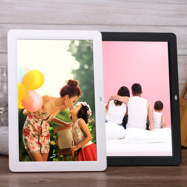 12.0 Inch LED Display Multi-media Digital Photo Frame with Holder / Music & Movie Player / Remote Control Function, Support USB / SD, Built in Stereo Speaker(White) - 11 inch Below by PMC TechLife | Online Shopping South Africa | PMC TechLife | Buy Now Pay Later Mobicred