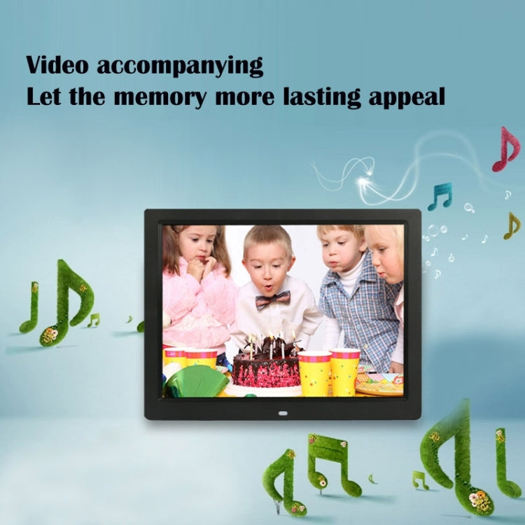 14 inch LED Display Multi-media Digital Photo Frame with Holder & Music & Movie Player, Support USB / SD / MS / MMC Card Input(White) - 11-15 inch by PMC TechLife | Online Shopping South Africa | PMC TechLife | Buy Now Pay Later Mobicred
