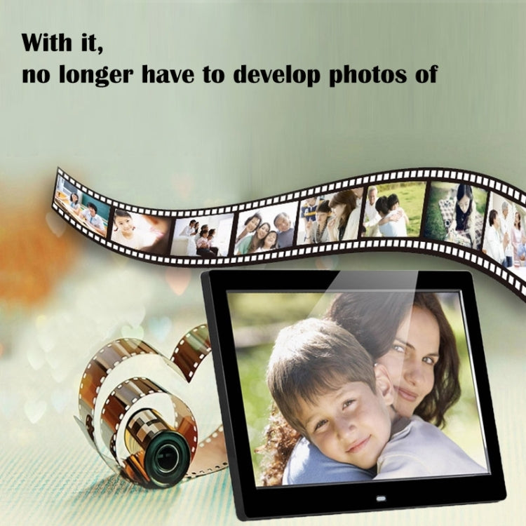 14 inch LED Display Multi-media Digital Photo Frame with Holder & Music & Movie Player, Support USB / SD / MS / MMC Card Input(White) - 11-15 inch by PMC TechLife | Online Shopping South Africa | PMC TechLife | Buy Now Pay Later Mobicred