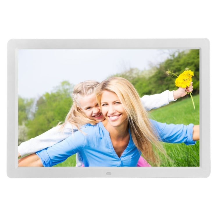 17 inch HD 1080P LED Display Multi-media Digital Photo Frame with Holder & Music & Movie Player, Support USB / SD / MS / MMC Card Input(White) - 15 inch Above by PMC TechLife | Online Shopping South Africa | PMC TechLife | Buy Now Pay Later Mobicred