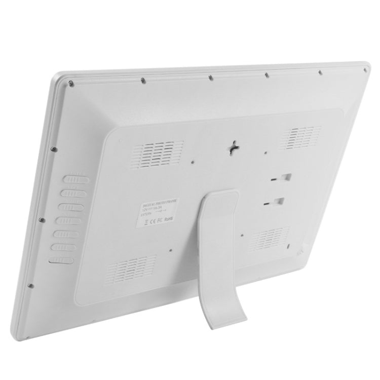 17 inch HD 1080P LED Display Multi-media Digital Photo Frame with Holder & Music & Movie Player, Support USB / SD / MS / MMC Card Input(White) - 15 inch Above by PMC TechLife | Online Shopping South Africa | PMC TechLife | Buy Now Pay Later Mobicred