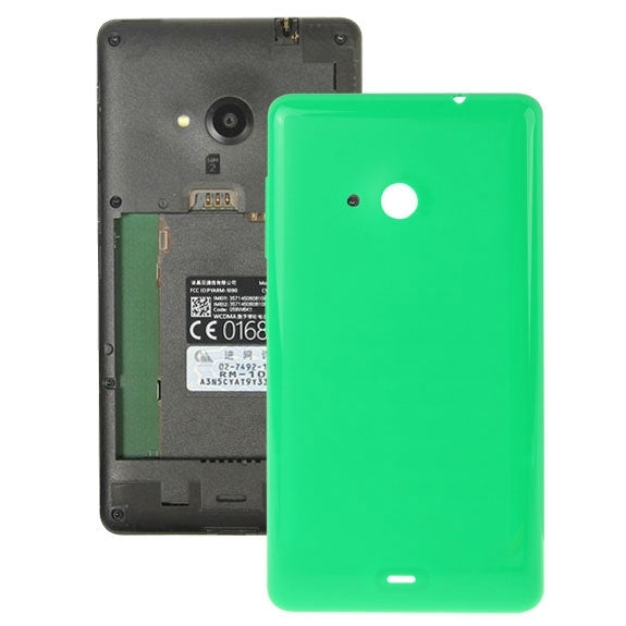 Bright Surface Solid Color Plastic Battery  Back Cover for Microsoft Lumia 535(Green) - free shipping - PMc TechLife - Order now!