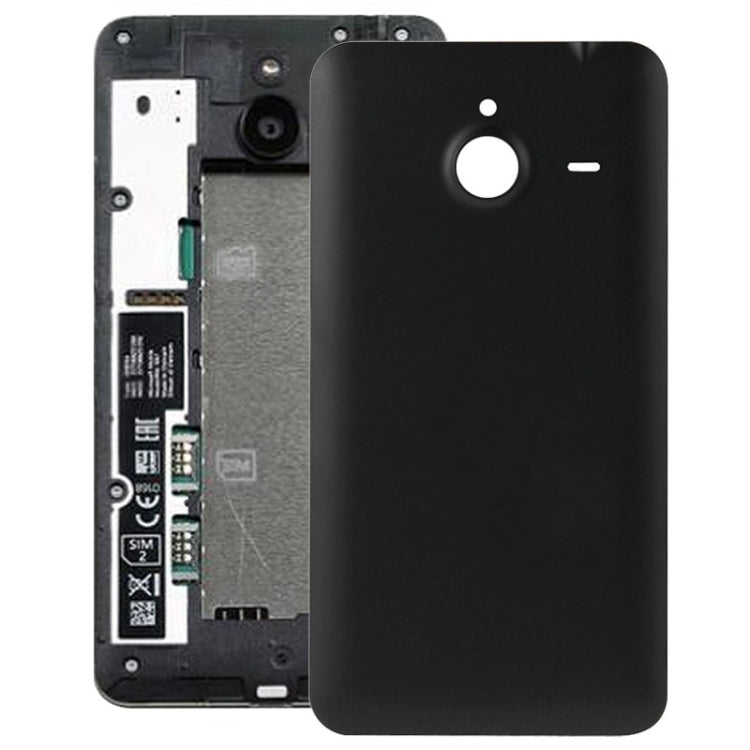 Frosted Surface Plastic Back Housing Cover  for Microsoft Lumia 640XL(Black) - Back Cover by PMc TechLife | Online Shopping South Africa | PMc TechLife | Buy Now Pay Later Mobicred