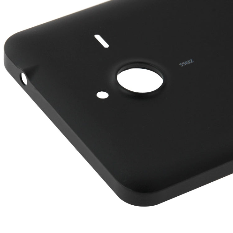 Frosted Surface Plastic Back Housing Cover  for Microsoft Lumia 640XL(Black) - Back Cover by PMc TechLife | Online Shopping South Africa | PMc TechLife | Buy Now Pay Later Mobicred