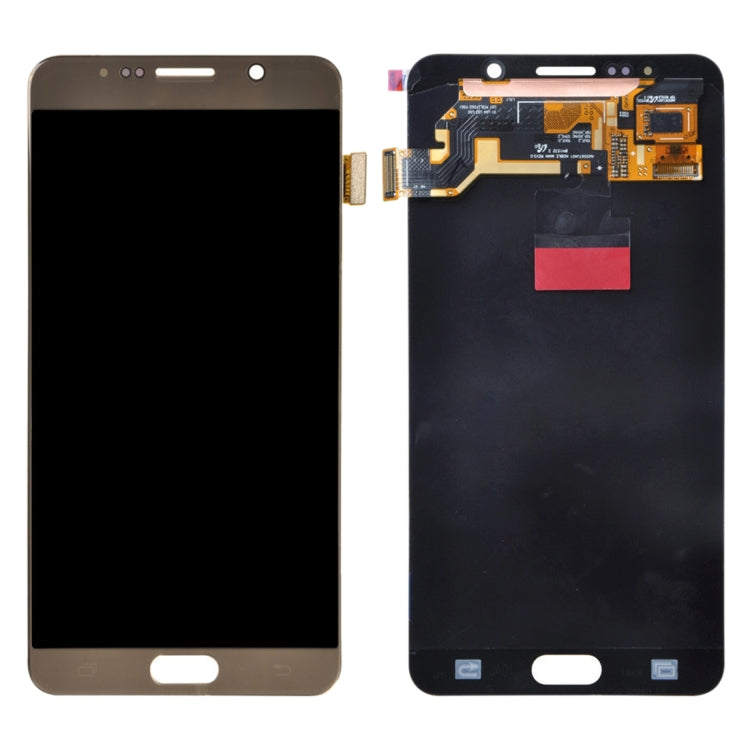 5.7 inch  Original LCD Screen and Digitizer Full Assembly for Galaxy Note 5 / N9200, N920I, N920G, N920G/DS, N920T, N920A(Gold) - free shipping - PMc TechLife - Order now!