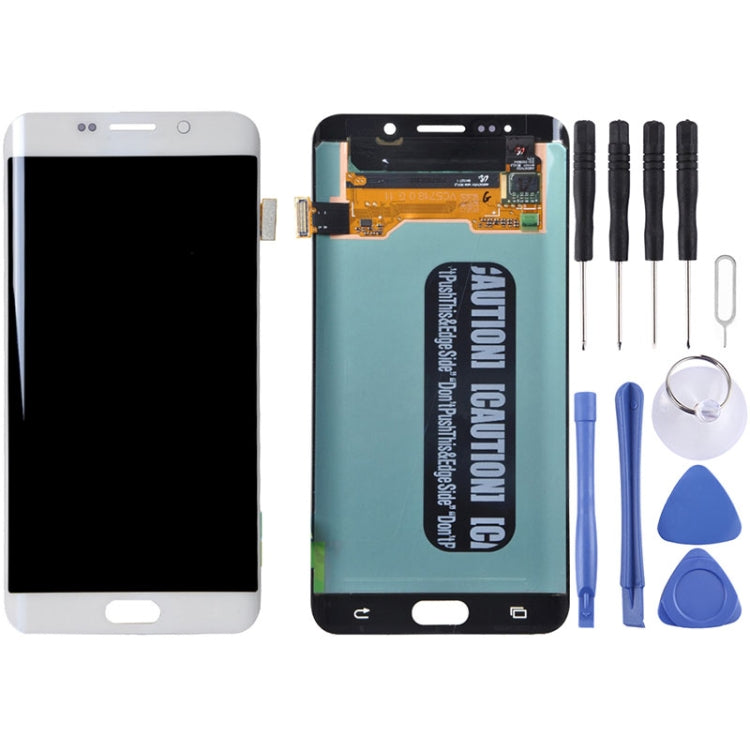 Original LCD Display + Touch Panel for Galaxy S6 edge+ / G928, G928F, G928G, G928T, G928A, G928I(White) - free shipping - PMc TechLife - Order now!
