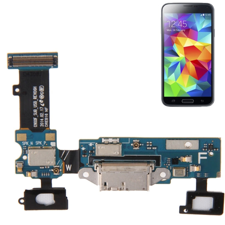 For Galaxy S5 / G900F / G900M High Quality Tail Plug Flex Cable - free shipping - PMc TechLife - Order now!