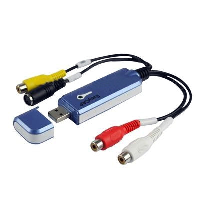 Easycap USB 2.0 Video Capture & Edit with Audio (Supports NTSC/PAL/SECAM, Video format)(Blue) - Video Capture Card by PMC TechLife | Online Shopping South Africa | PMC TechLife