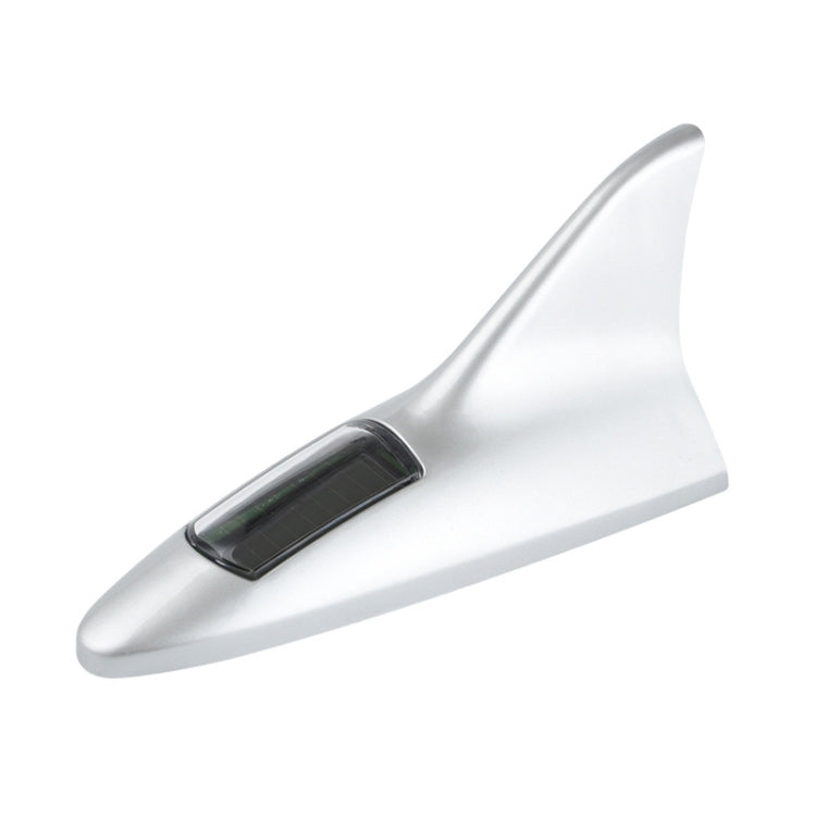 Solar Shark Fin High-positioned Alarm Light(Silver) - Warning Lights by PMC TechLife | Online Shopping South Africa | PMC TechLife | Buy Now Pay Later Mobicred