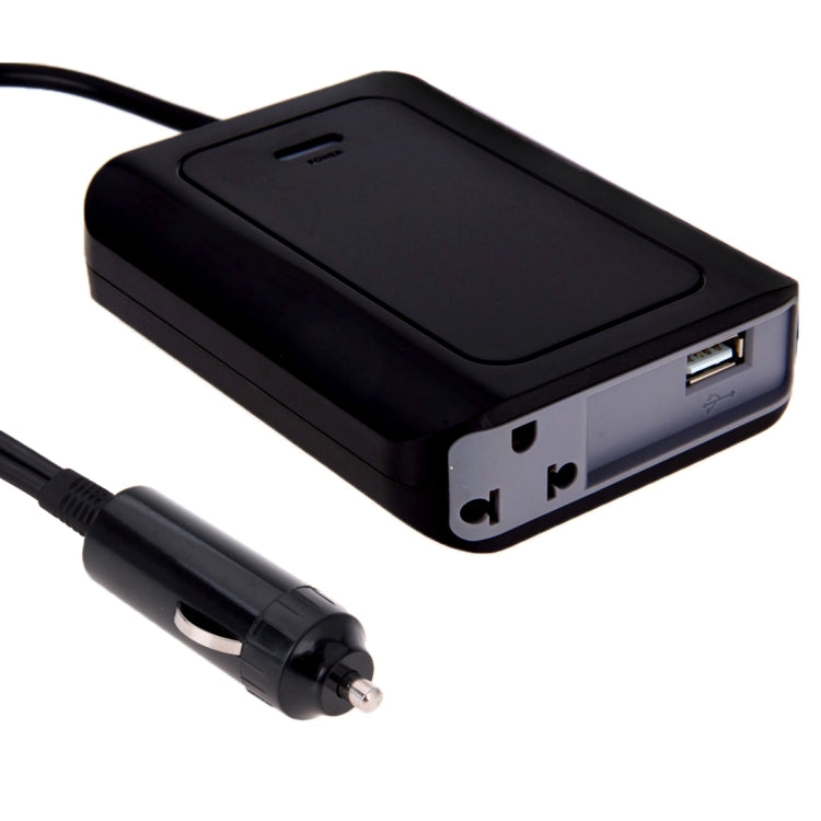 DY-200N, 200W DC 12V to AC Car Power Inverter with 500mA USB Port & EU / US Power Socket(Black) - Others by PMC TechLife | Online Shopping South Africa | PMC TechLife | Buy Now Pay Later Mobicred