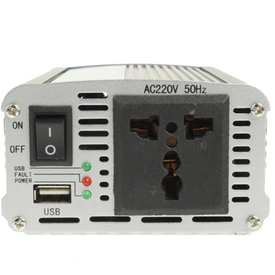300W DC 12V to AC 220V Car Power Inverter with USB Port and Car Charger(Silver) - Others by PMC TechLife | Online Shopping South Africa | PMC TechLife | Buy Now Pay Later Mobicred