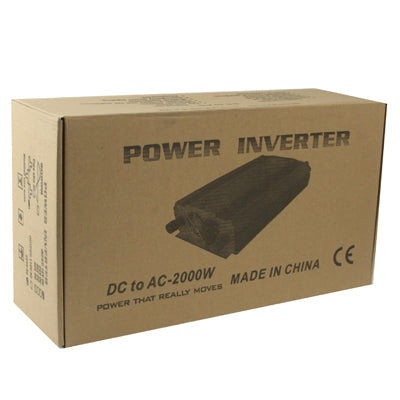 2000W DC 12V to AC 220V Car Power Inverter with USB Port & Booster Cable - Others by PMC TechLife | Online Shopping South Africa | PMC TechLife | Buy Now Pay Later Mobicred