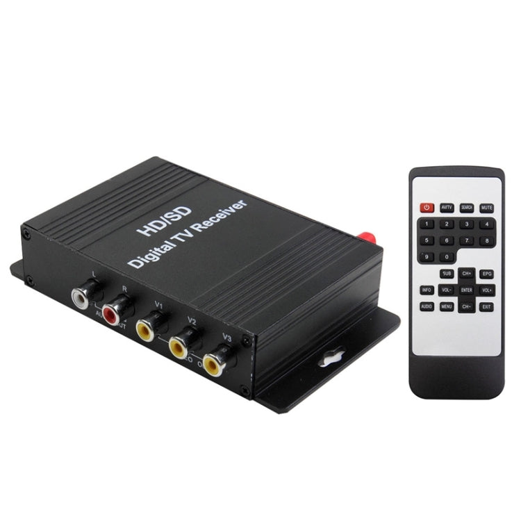 High Speed ISDB-T Mobile Digital Car TV Receiver, Suit for Brazil / Peru / Chile etc. South America Market(Black) - DVB-T & Analog Solutions by PMC TechLife | Online Shopping South Africa | PMC TechLife | Buy Now Pay Later Mobicred