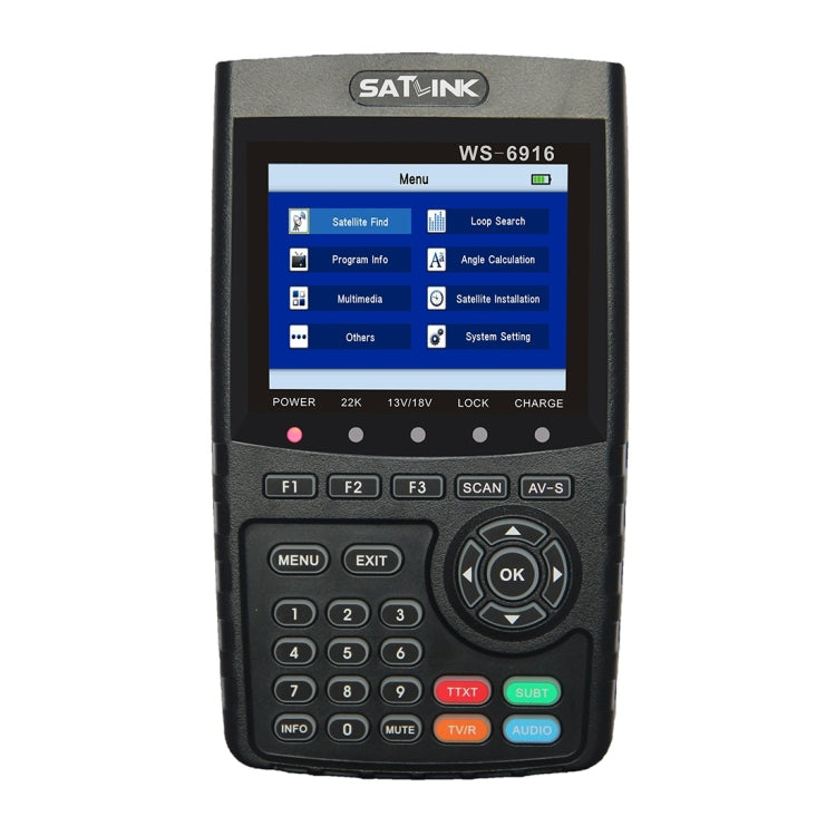 SATLINK WS6916 Digital Satellite Signal Finder Meter, 3.5 inch TFT LCD Screen, Support DVB-S / S2, MPEG-2 / MPEG-4(AU Plug) - Satellite Finder by PMC TechLife | Online Shopping South Africa | PMC TechLife | Buy Now Pay Later Mobicred