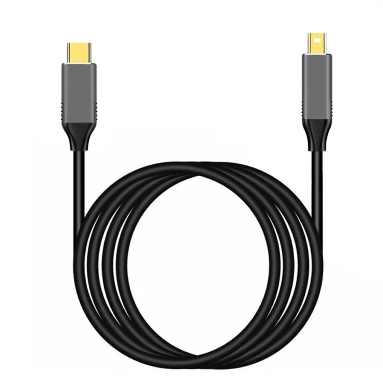 1.8m Mini DisplayPort Male to USB-C / Type-C Male Adapter Cable - Cable & Adapter by PMC Jewellery | Online Shopping South Africa | PMC Jewellery | Buy Now Pay Later Mobicred