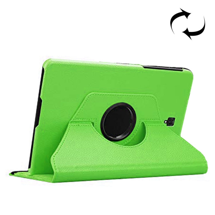 Litchi Texture Horizontal Flip 360 Degrees Rotation Leather Case for Galaxy Tab S4 10.5 T830 / T835, with Holder (Green) - free shipping - PMC TechLife - Order now!