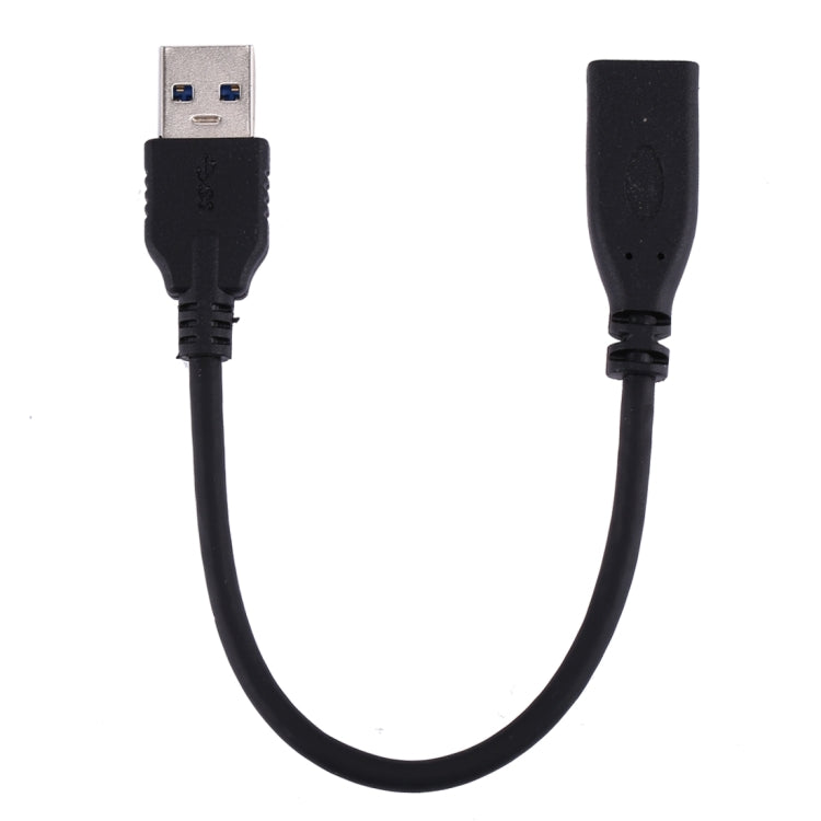 USB 3.0 Male to USB-C / Type-C 3.1 Female Adapter Cable, Cable Length: About 20cm(Black) - USB-C & Type-C Cable by PMC TechLife | Online Shopping South Africa | PMC TechLife | Buy Now Pay Later Mobicred
