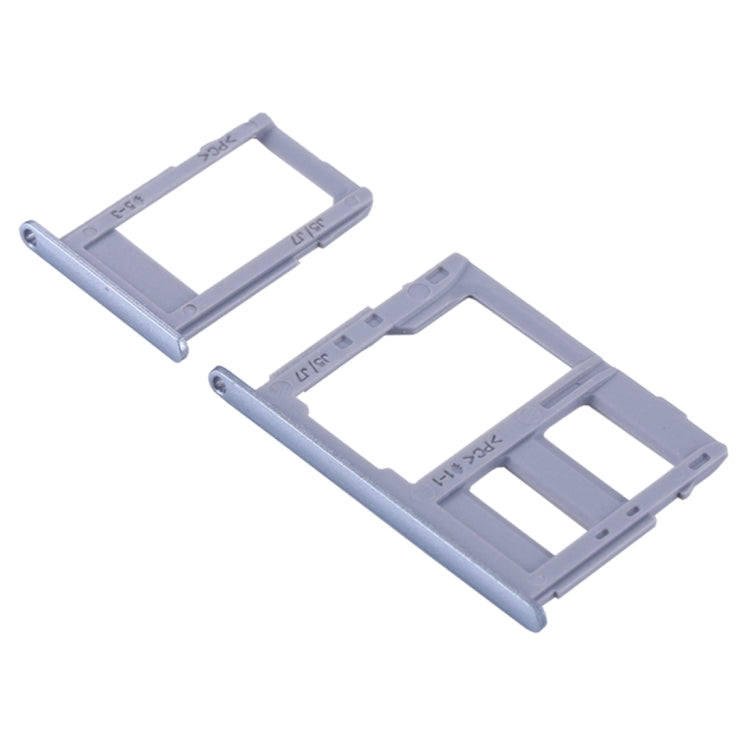 For Galaxy J3 (2017) Single SIM / J330 & J5 (2017) Single SIM / J530 & J7 (2017) Single SIM / J730 SIM Card Tray + Micro SD Card Tray (Blue) - free shipping - PMc TechLife - Order now!