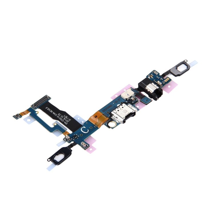 For Galaxy C5 Pro / C5010 Charging Port + Home Button + Earphone Jack Flex Cable - Flex Cable by PMc TechLife | Online Shopping South Africa | PMc TechLife | Buy Now Pay Later Mobicred