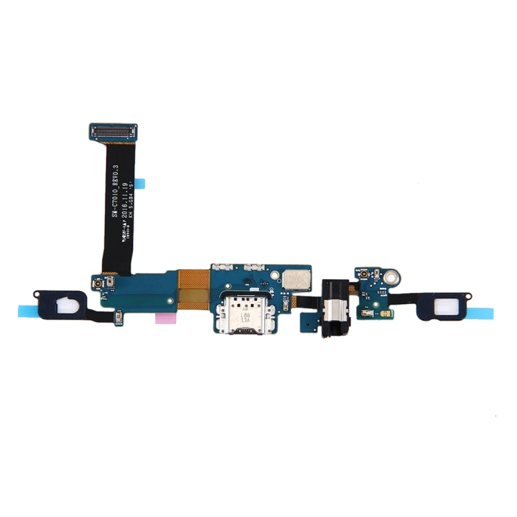 For Galaxy C7 Pro / C7010 Charging Port + Home Button + Earphone Jack Flex Cable - Single Tail Connector by PMC TechLife | Online Shopping South Africa | PMC TechLife | Buy Now Pay Later Mobicred