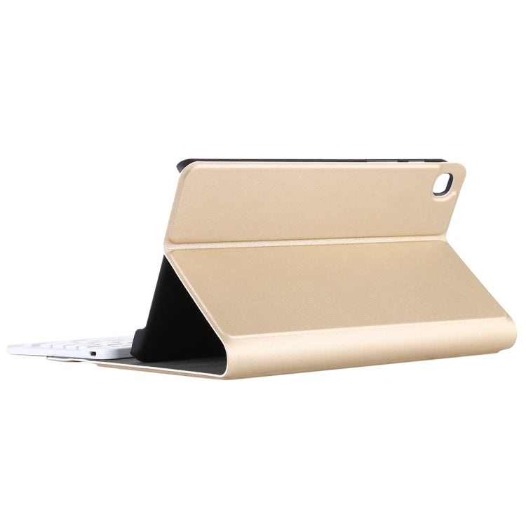 Ultra-thin Detachable Magnetic Bluetooth Keyboard Leather Tablet Case for Galaxy Tab A 8.0 2019 P200 / P205, with Holder(Gold) - free shipping - PMC TechLife - Order now!
