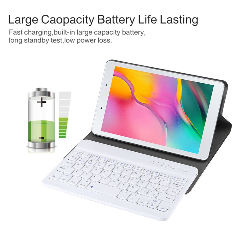 Ultra-thin Detachable Magnetic Bluetooth Keyboard Leather Tablet Case for Galaxy Tab A 8.0 2019 P200 / P205, with Holder(Gold) - free shipping - PMC TechLife - Order now!