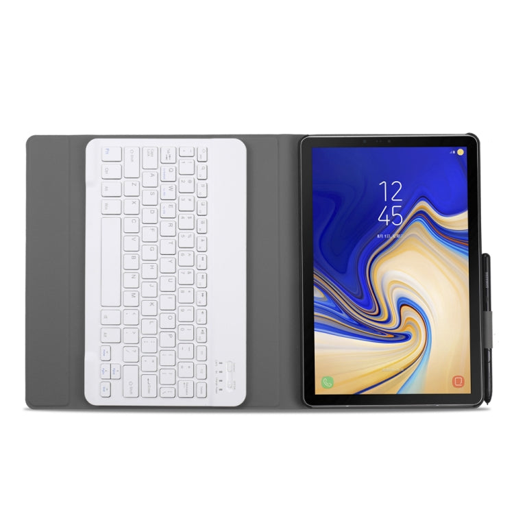 A510 Bluetooth 3.0 Ultra-thin Detachable Bluetooth Keyboard Leather Tablet Case for Samsung Galaxy Tab A 10.1 (2019) T510 / T515, with Pen Slot & Holder (Gold) - Samsung Keyboard by PMC TechLife | Online Shopping South Africa | PMC TechLife