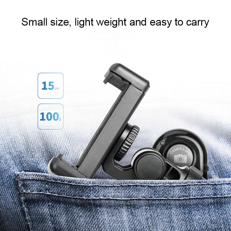 APEXEL Portable Handheld Lazy Live Broadcast Desktop Folding Universal Bluetooth Tripod Phone Holder with Flashlight - Stand by APEXEL | Online Shopping South Africa | PMC TechLife | Buy Now Pay Later Mobicred