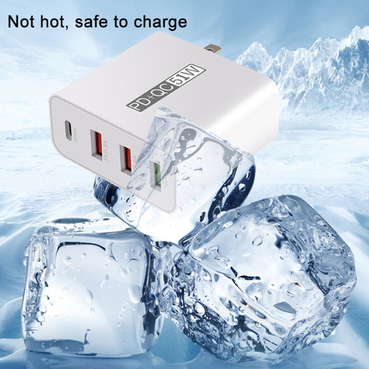 WLX-A6 4 Ports Quick Charging USB Travel Charger Power Adapter, EU Plug - USB Charger by PMC Jewellery | Online Shopping South Africa | PMC Jewellery | Buy Now Pay Later Mobicred