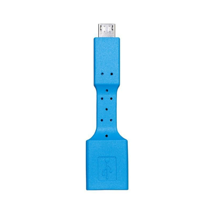 5 PCS Micro USB Male to USB 3.0 Female OTG Adapter (Blue) - OTG Adapter by PMC Jewellery | Online Shopping South Africa | PMC Jewellery | Buy Now Pay Later Mobicred